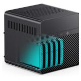 $138 JONSBO N2 Black NAS ITX Case 5+1 Bays