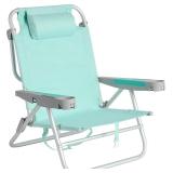 SUNNYFEEL Extra Wide Beach Chair 5-Position