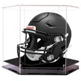 (READ) Football Helmet Display Case, Clear/Acrylic