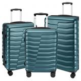$145 Lightweight Luggage Set with Spinner Wheels