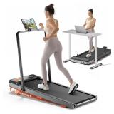 $135 Treadmill 2.5HP Incline, Under Desk, Portable