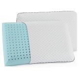 WEEKENDER Gel Memory Foam Pillow King 2-Pack