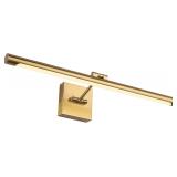 LED Picture Light 24.4' Arm, 14W, 3000K, Brass