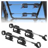 KEMIMOTO UTV Overhead Tool Rack for Roll Bars