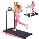 $140 Walking Pad with Incline 3.0HP, 0.6-7.6MPH