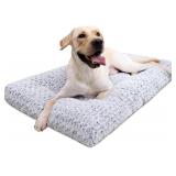 KSIIA Washable Dog Bed 35'x23' Gray