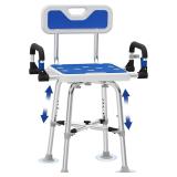 Shower Chair for Seniors, Heavy Duty 500 Lbs
