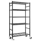 Storage Shelves Organizer   5 Tier Metal Shelf