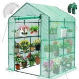 Greengro Greenhouse 57x57x76, 3-tier/8 shelves