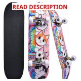 Beginners Skateboards 31' Deck: Unicorn