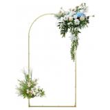 Gold Wedding Arch Backdrop Stand 7.2 3.9FT