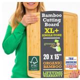 Greener Chef 20' Bamboo Cutting Board