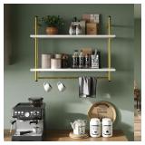 Bestier 31' Floating Shelf with Towel Bar