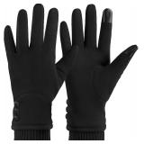 Women s Medium Touchscreen Fleece Lined Gloves