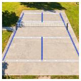 Reusable Pickball Stencil Kit   44x20 ft