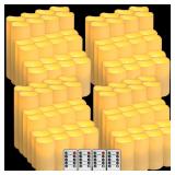 $150 Flameless LED Candles with 10-Key Remotes
