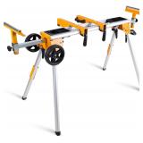 $150 Portable Miter Saw Stand 6.75in Wheels