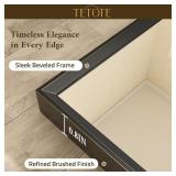 TETOTE Black Framed Mirror, 40' x 24'