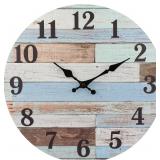 Stonebriar Vintage Coastal Blue 14' Clock