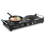 Techwood 1800W Hot Plate Double Burner