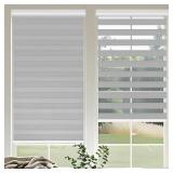 Cordless Zebra Blinds 51x72 Valance, Grey