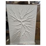 Zoinart Pure White Wall Art   Abstract Oil