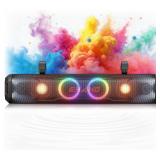 $200 Ehaho 26' 6 Speaker UTV Sound Bar, Bluetooth