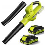 Leaf Blower Cordless 21V with 2 Batteries