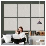 $110 6 Pcs Acoustic Panels 23.6' x 23.6' with Tape