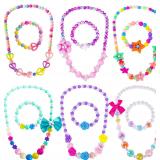 BigOtters Little Girls Beads Jewelry 43 Pieces