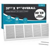 VOISEN Return Air Grille 30x8 Duct Opening