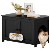 Cat Litter Box Enclosure, Dog-Proof Cabinet