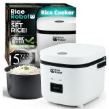 Rice Robot 1 Qt Rice Cooker, Nonstick, SS Tray