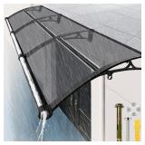 Door Canopy with Drainage 60x100cm