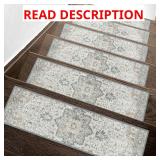 Non Slip Stair Treads 14PCS 11'x30' Taupe