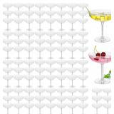 LemonRoad 100 Pcs Detachable Martini Glasses
