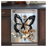 Magnetic Dishwasher Sticker: Butterfly 23x26