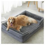 WNPETHOME Large Dog Bed, Waterproof Bottom