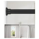 ALLZONE Tension Shower Rod 42-83' Black