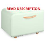 Navaris Bread Box - Mint Green Front Door