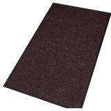 Low Profile Rubber Door Mat 72x48in, Brown