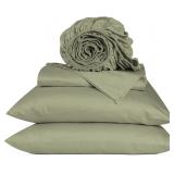 URBANHUT 800TC Queen Sheets, 4pc Sage