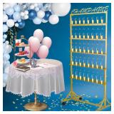 $105 Champagne Wall Holder, 5-Tier Glass Stand