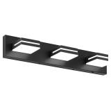 Bath Vanity Light, 3-Light, 24' (Matte Black)