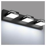 LED 3-Light Vanity Light, 22' Matte Black