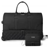 ETRONIK Rolling Duffle 23' Carry-On, Black