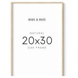 HAUS AND HUES Picture Frame, 20x30, Beige Wood
