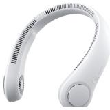 JISULIFE Neck Fan, 5 Speeds, 4000mAh, Grey