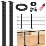 $162 Muzata 5-10ft Modular Cable Railing Kit 36'