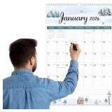 GuassLee 18-Month Wall Calendar 2026-2027